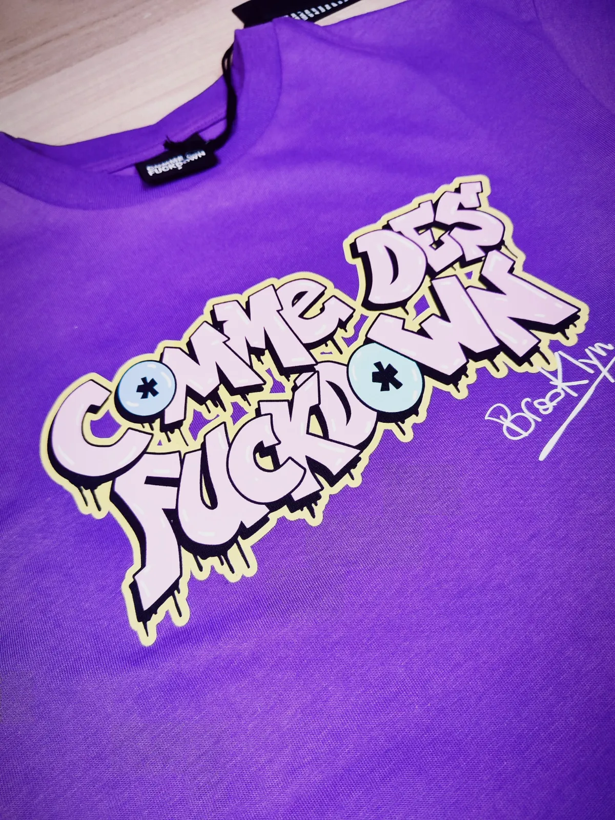 T-shirt violet Comme des Fuckdown – Comme des Fuckdown – taille M 2