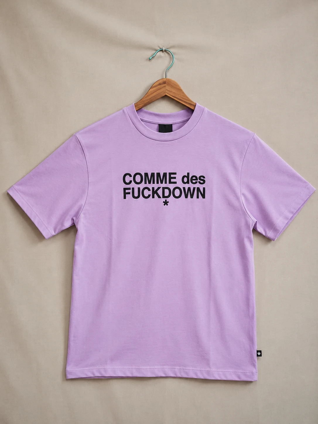 T-shirt violet Comme des Fuckdown