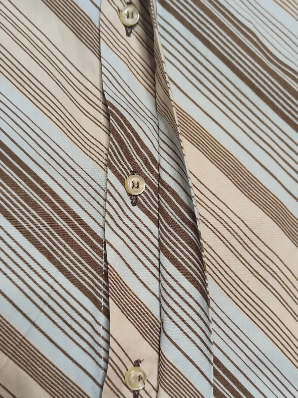 Chemise manches courtes à rayures Clockhouse – Clockhouse – taille S 3