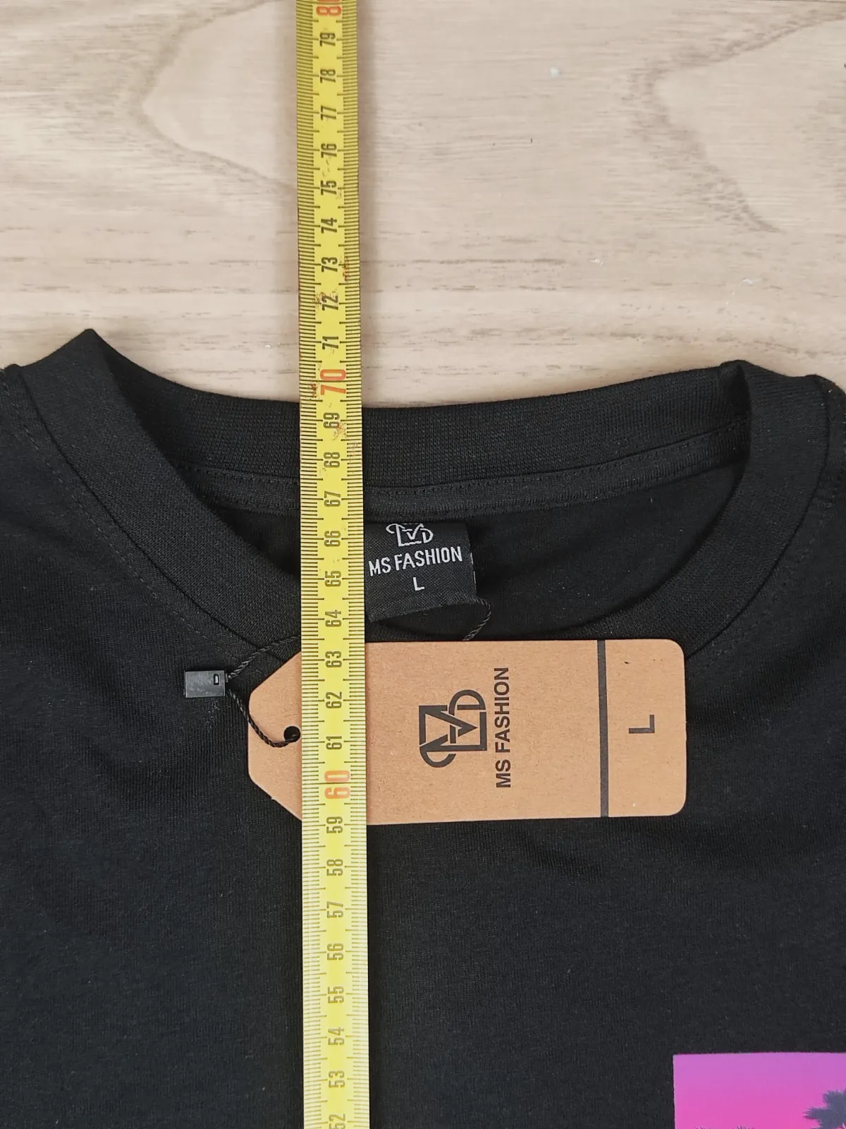 T-shirt noir imprimé Florida Pacific – MS fashion – taille L 6