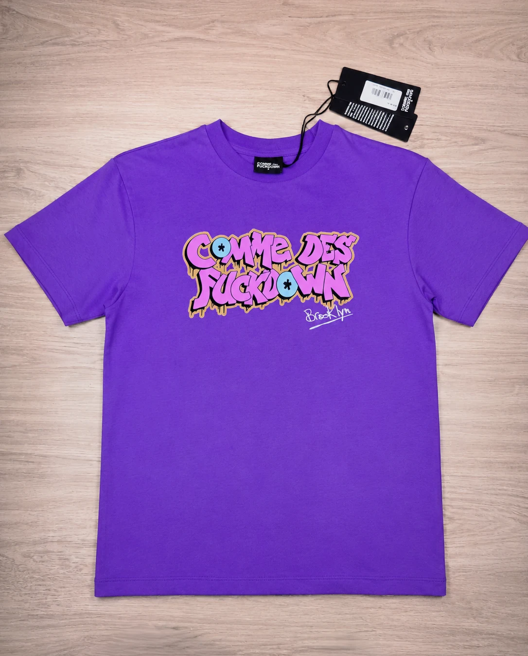 T-shirt violet Comme des Fuckdown