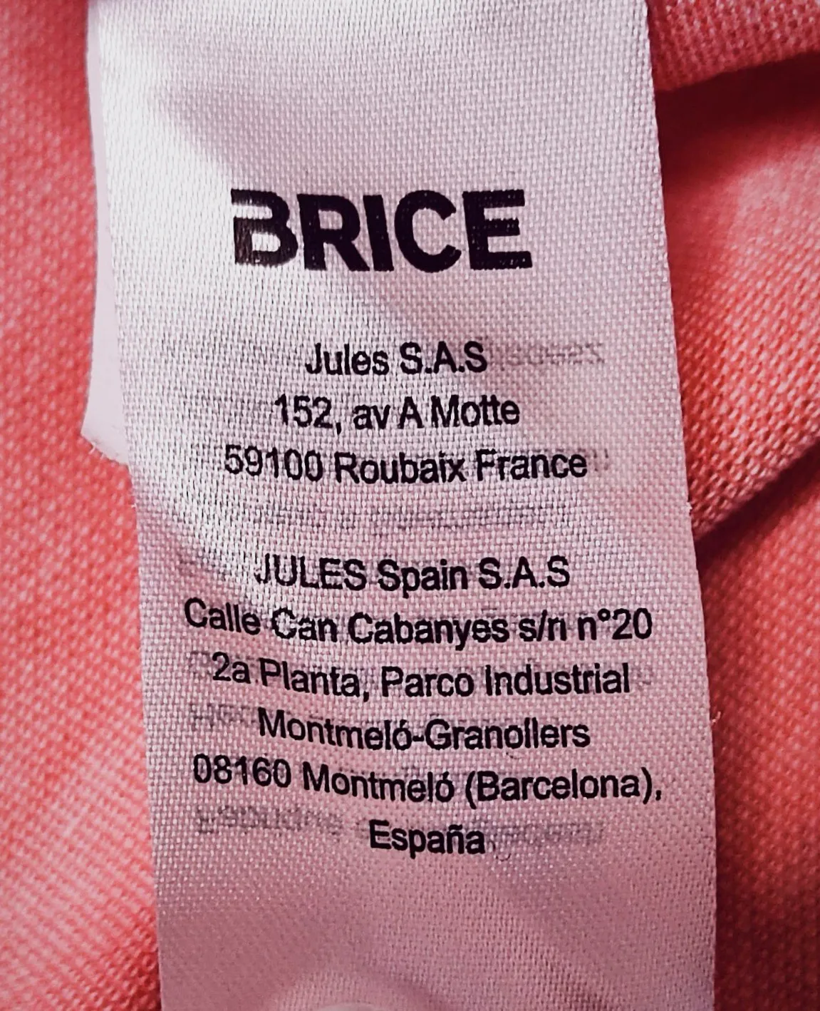 Polo à manches courtes Brice rose taille L – COS – taille L 5