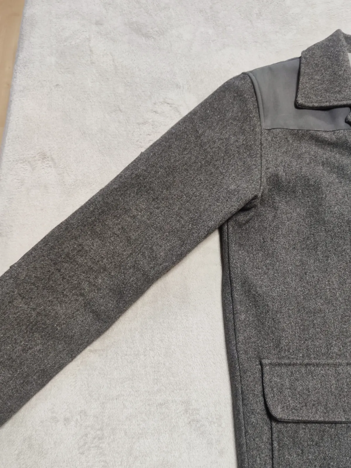 Veste manteau en laine Levi's gris – Levi's – taille S 8