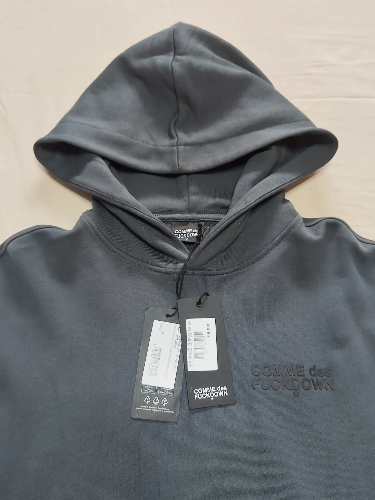 Sweat à capuche Comme des Fuckdown gris – Comme des Fuckdown – taille M 6