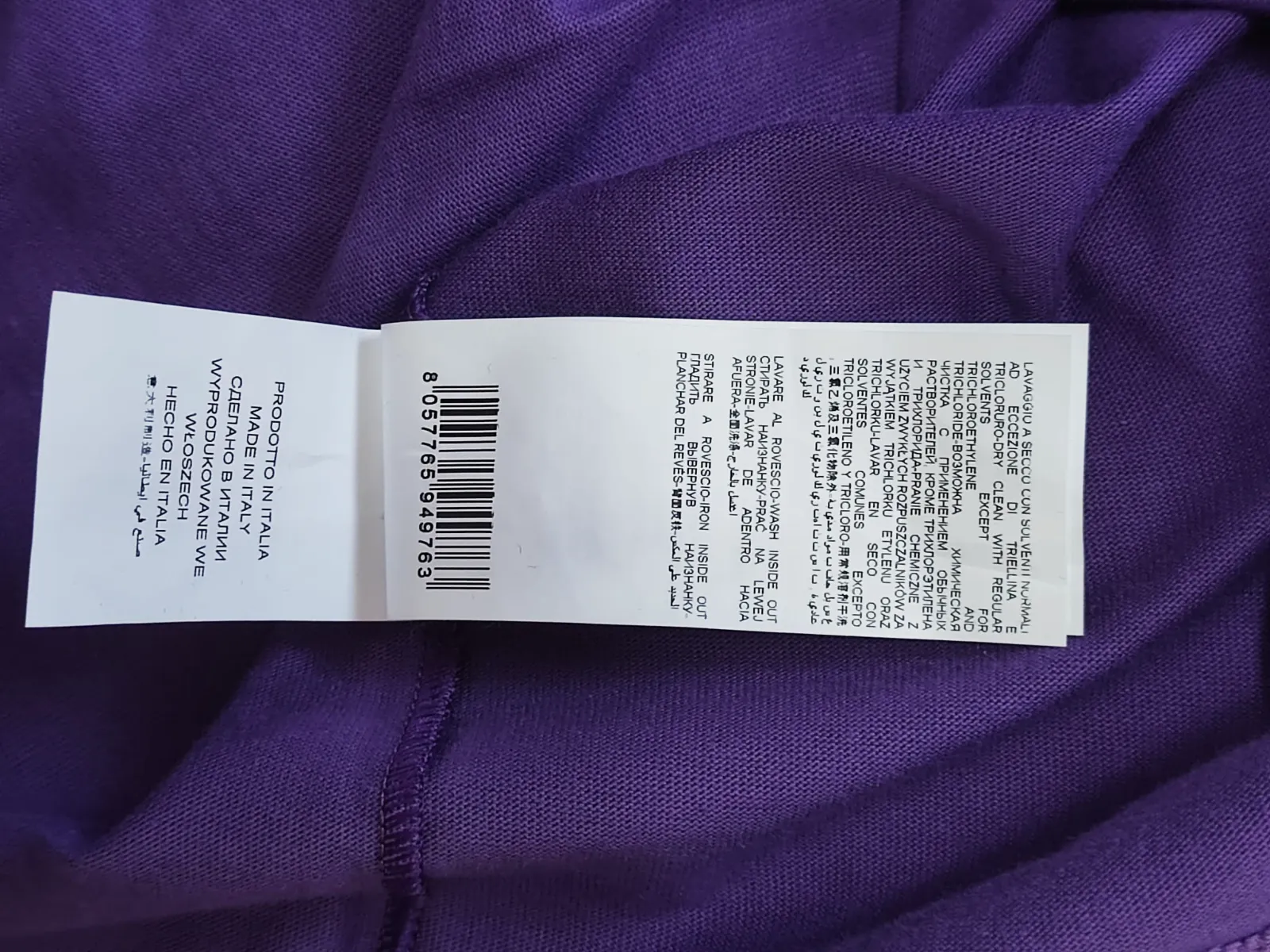 T-shirt violet Comme des Fuckdown imprimé graffiti – Comme des Fuckdown – taille XS 9