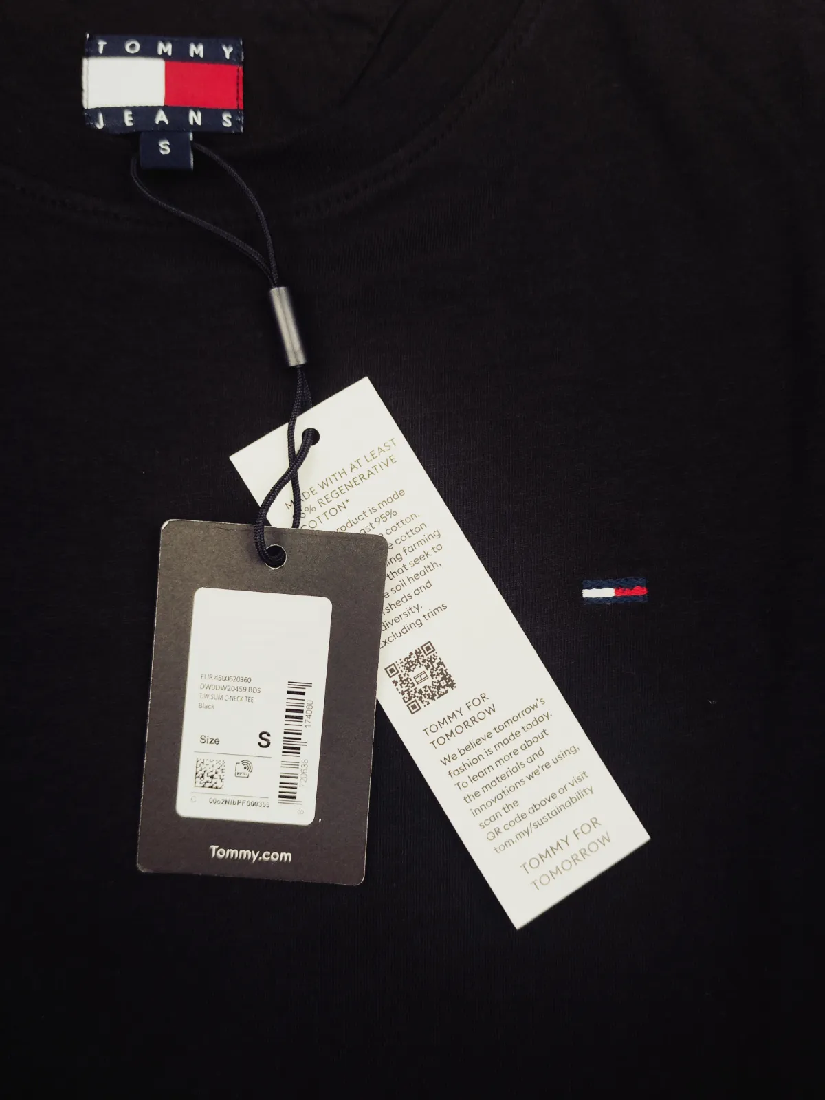 T-shirt Tommy Hilfiger noir – Tommy Hilfiger – taille S 5