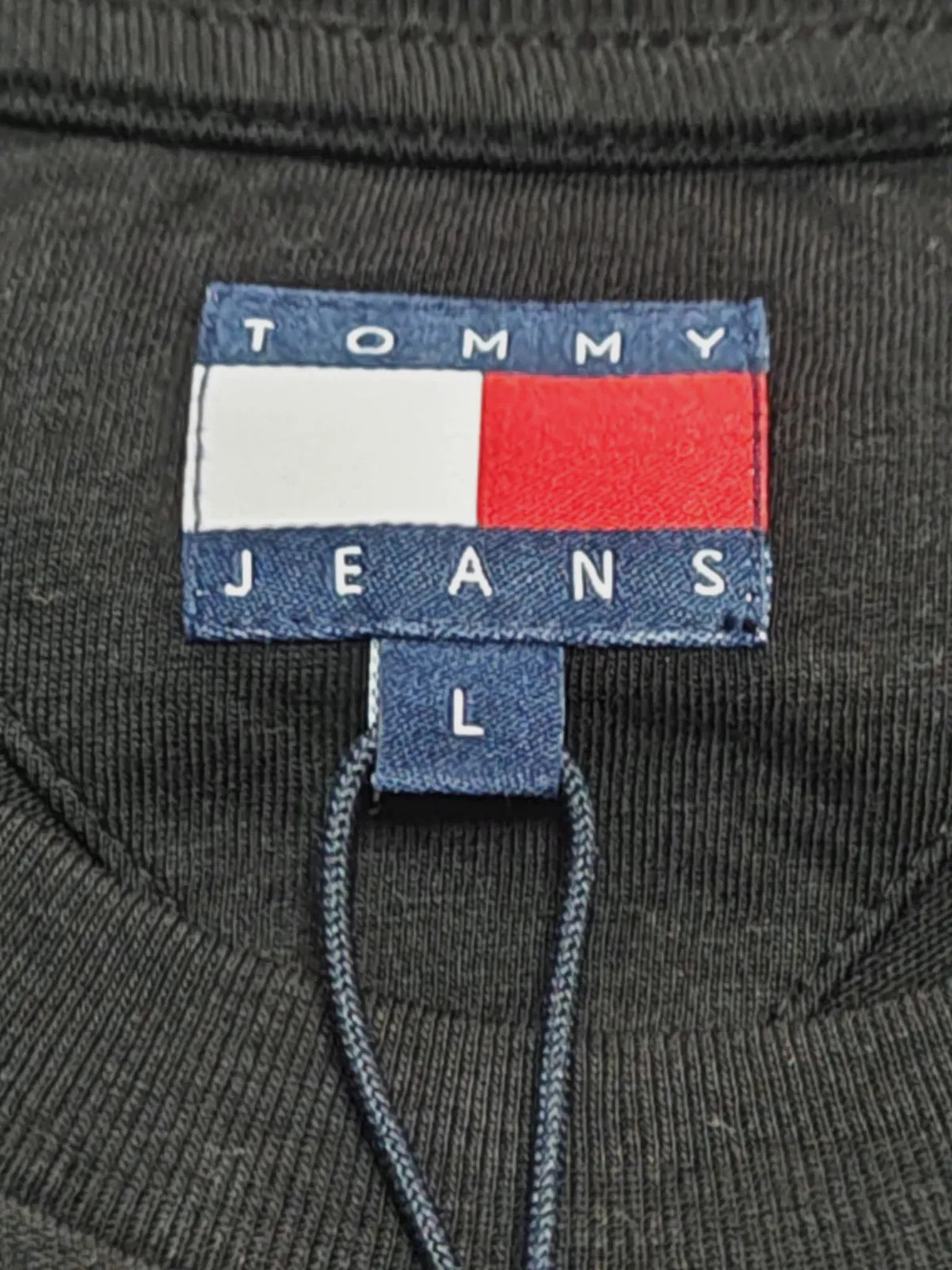 T-shirt noir Tommy Jeans logo imprimer – Tommy Jeans – taille L 3