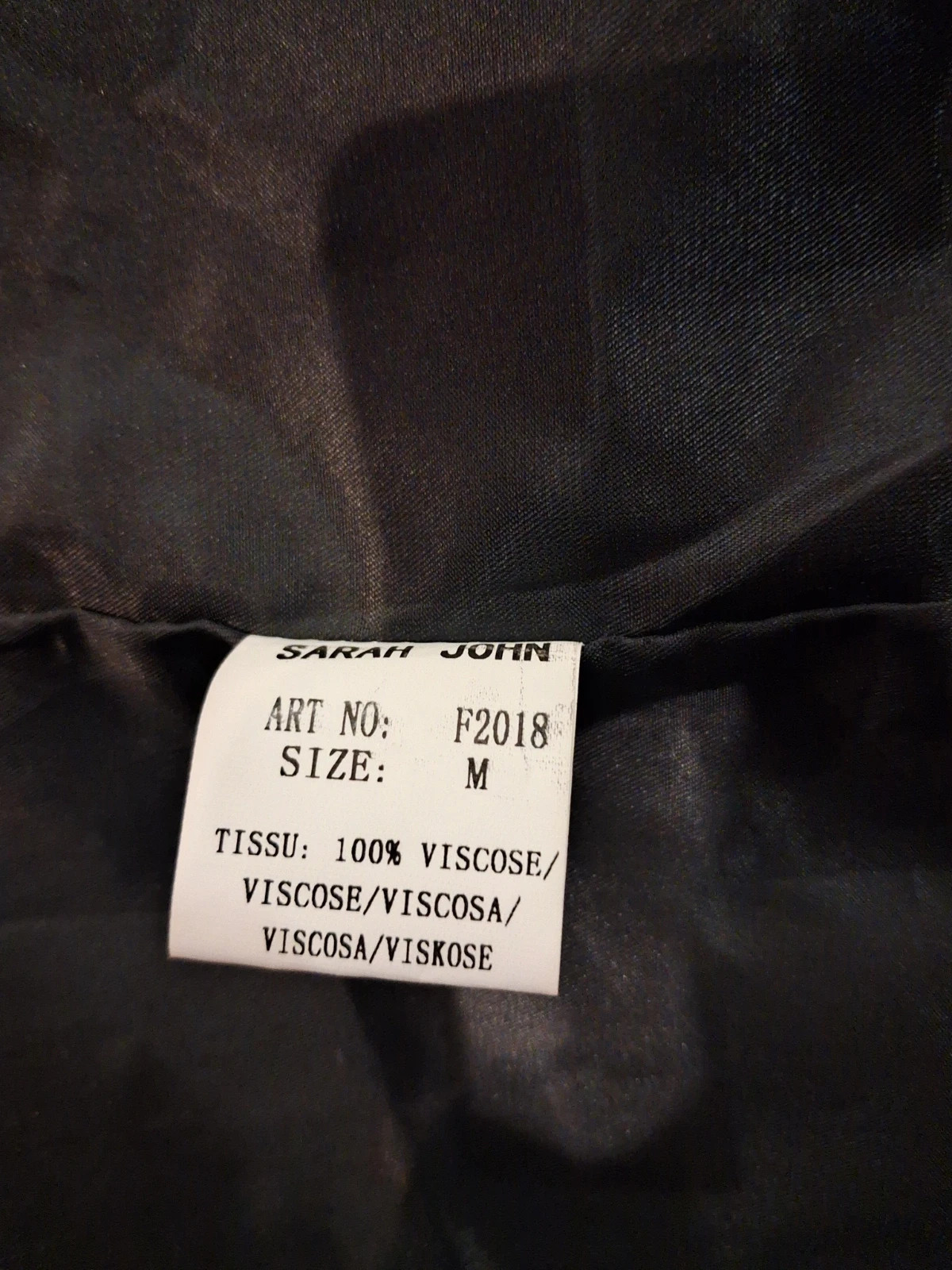 Veste blazer fluide Sarah John – NEUVE avec étiquette – Taille M – Sarah John – taille M / 38 / 10 4