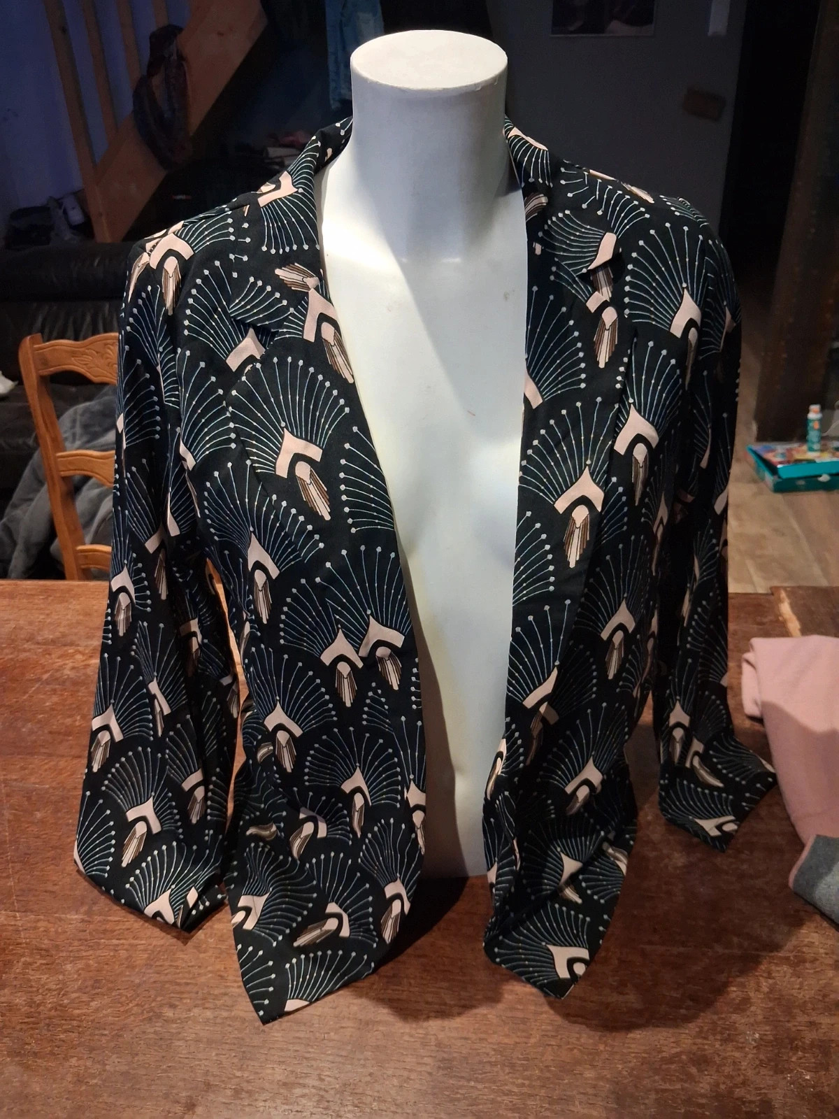 Veste blazer fluide Sarah John – NEUVE avec étiquette – Taille M