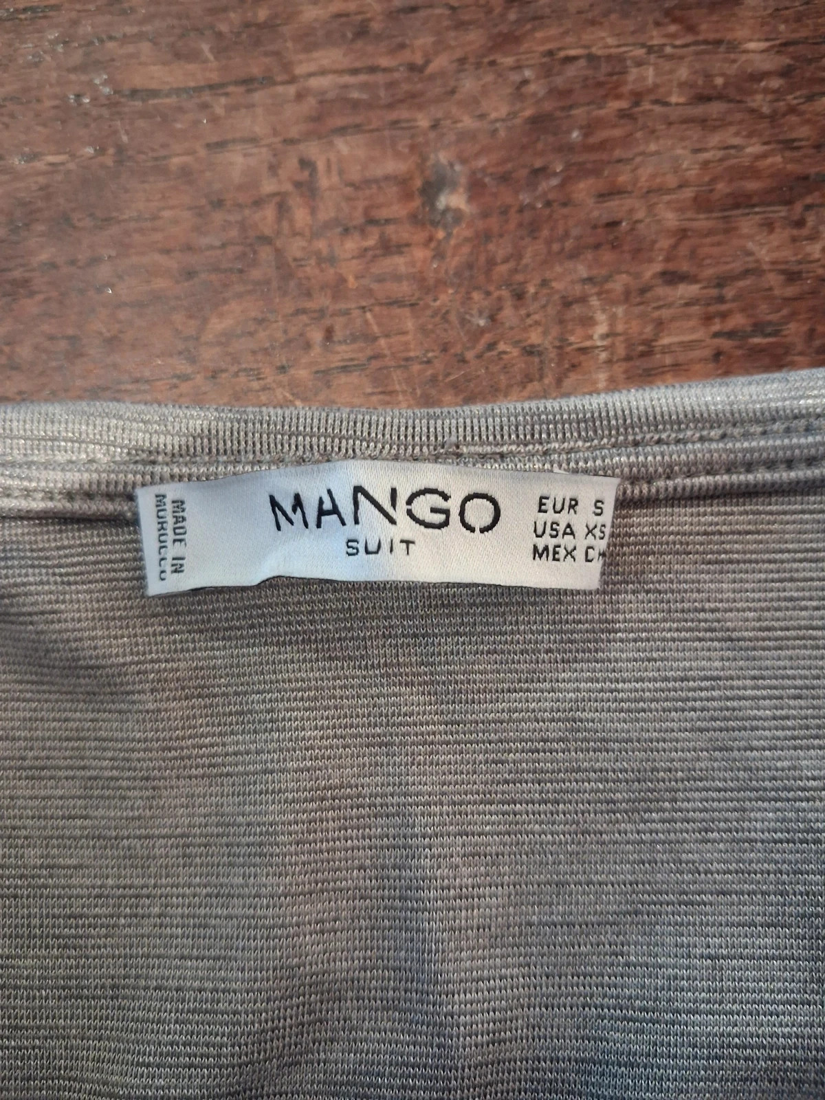 Haut fluide beige irisé Mango Suit - Très bon état - S – Mango – taille S / 36 / 8 3