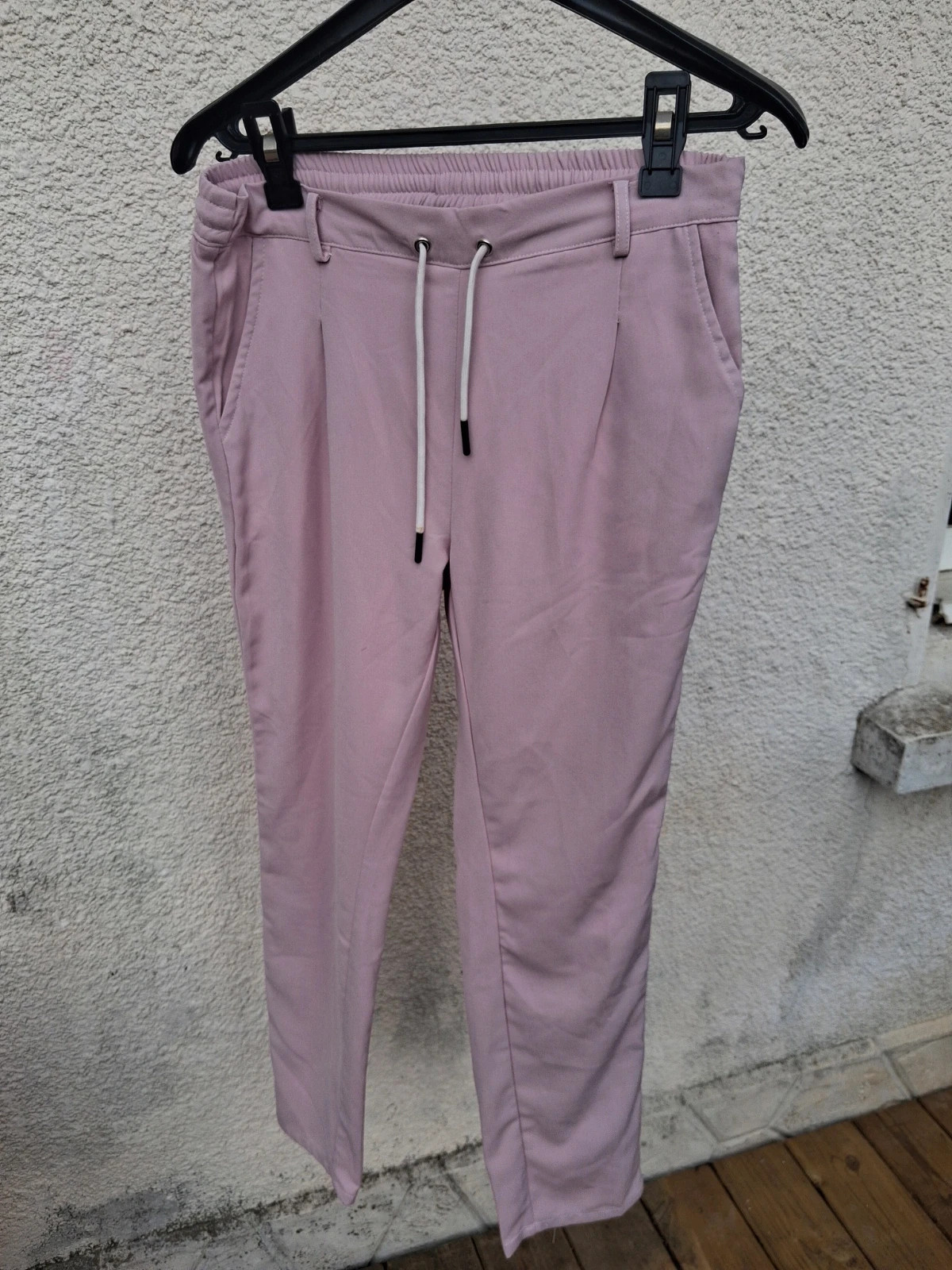 Pantalon fluide Sarah John rose pâle – Taille M