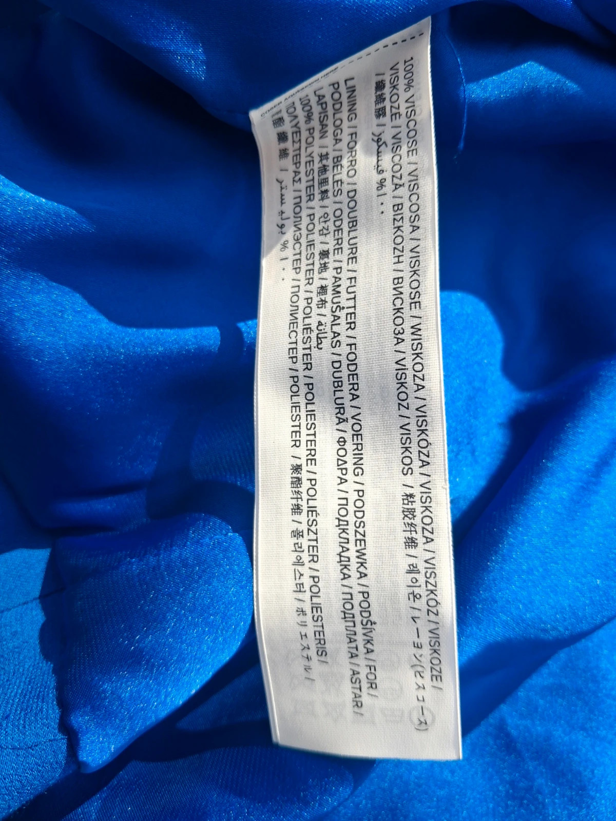 Blazer veste fluide Mango bleu roi - Taille S - Neuf avec étiquette – Mango – taille S / 36 / 8 4