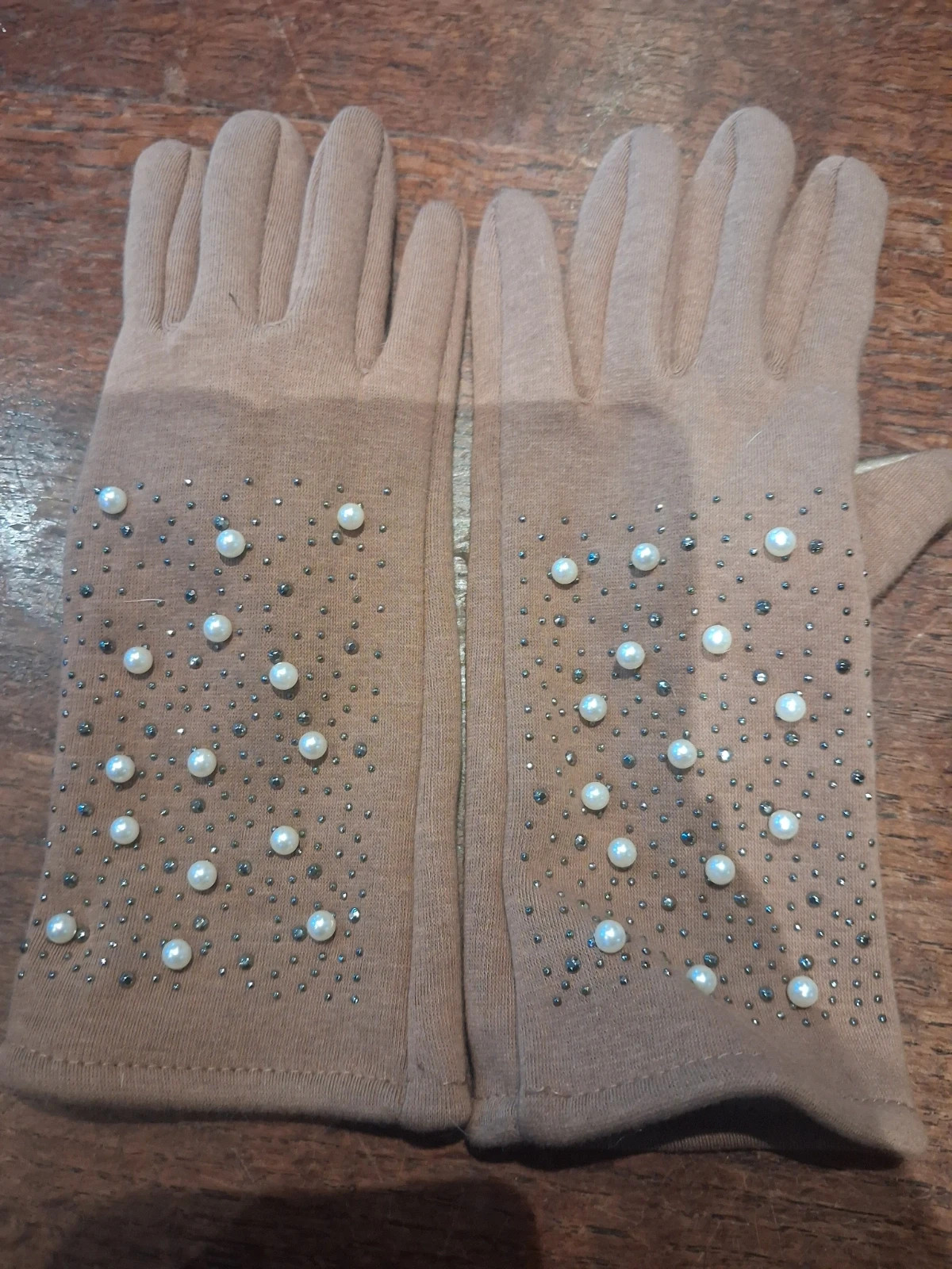 Gants tactiles femme Rodier Paris - Perles et Strass - Taille S/M - Très bon état