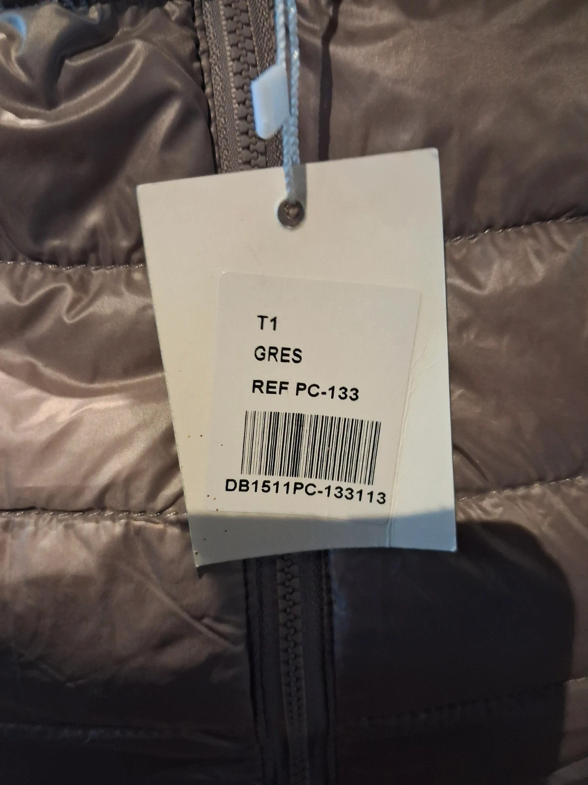 Doudoune sans manche FREDA taupe / bronze - NEUVE avec étiquette - Taille 1 (S) – Freda – taille S / 36 / 8 3