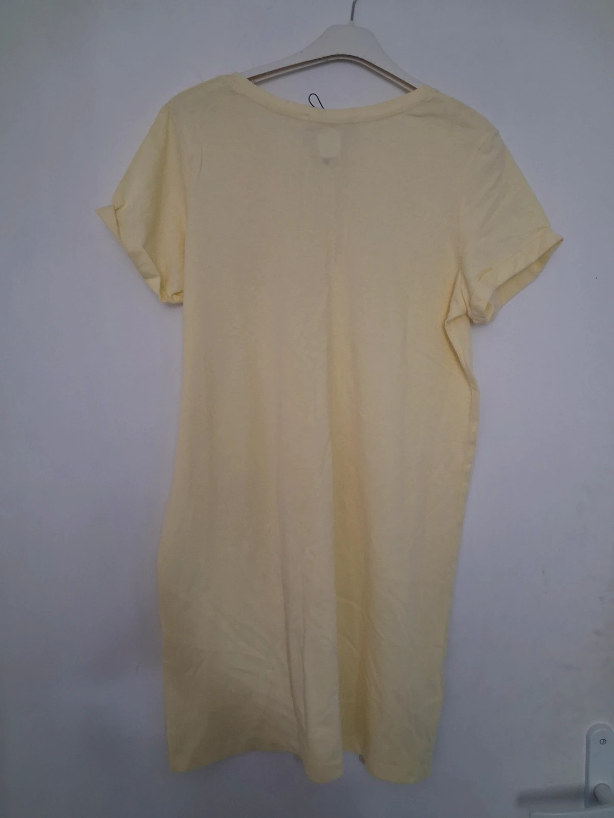 Robe t-shirt jaune pastel MANGO – Taille S – NEUVE – Mango – taille S / 36 / 8 2