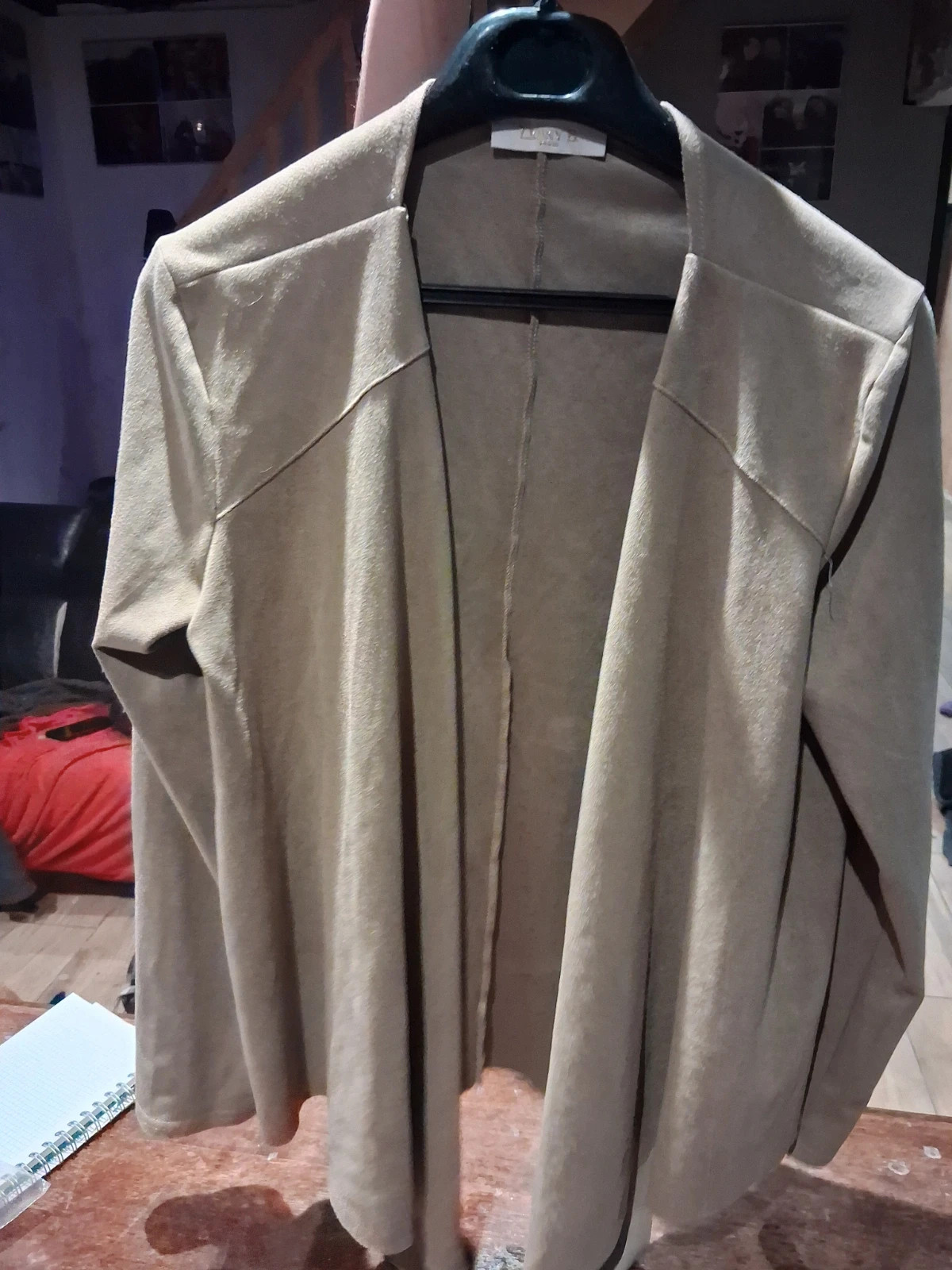 Veste fluide beige Lenny B. Paris – NEUVE sans étiquette taille 2
