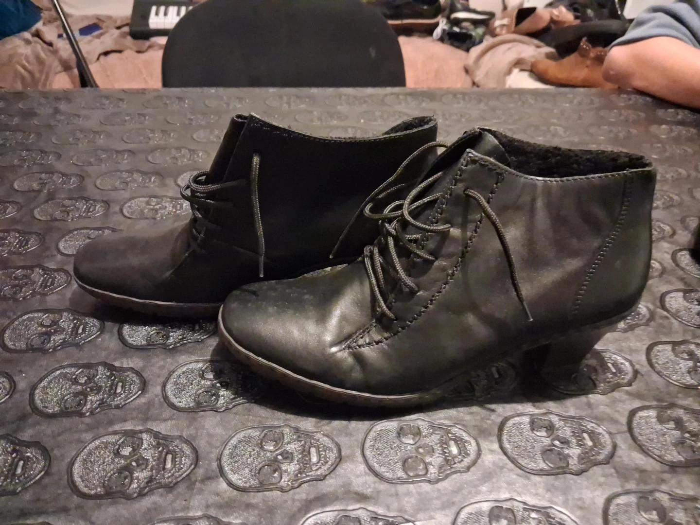 Bottines noires Rieker – Pointure 38 – Rieker – taille 38 2