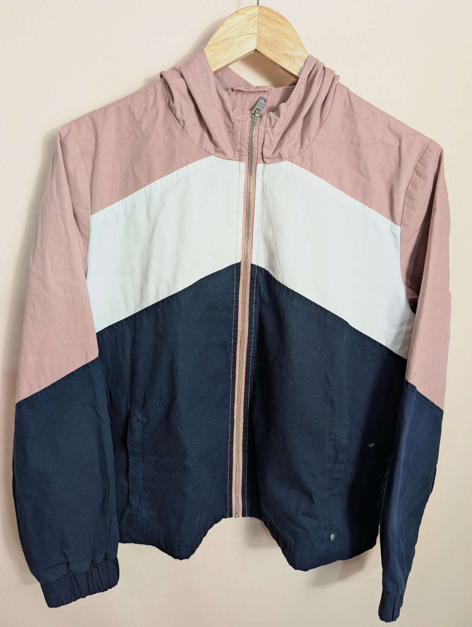 Chaqueta de algodón deportiva azul y rosa talla S – El corte inglés – taille S