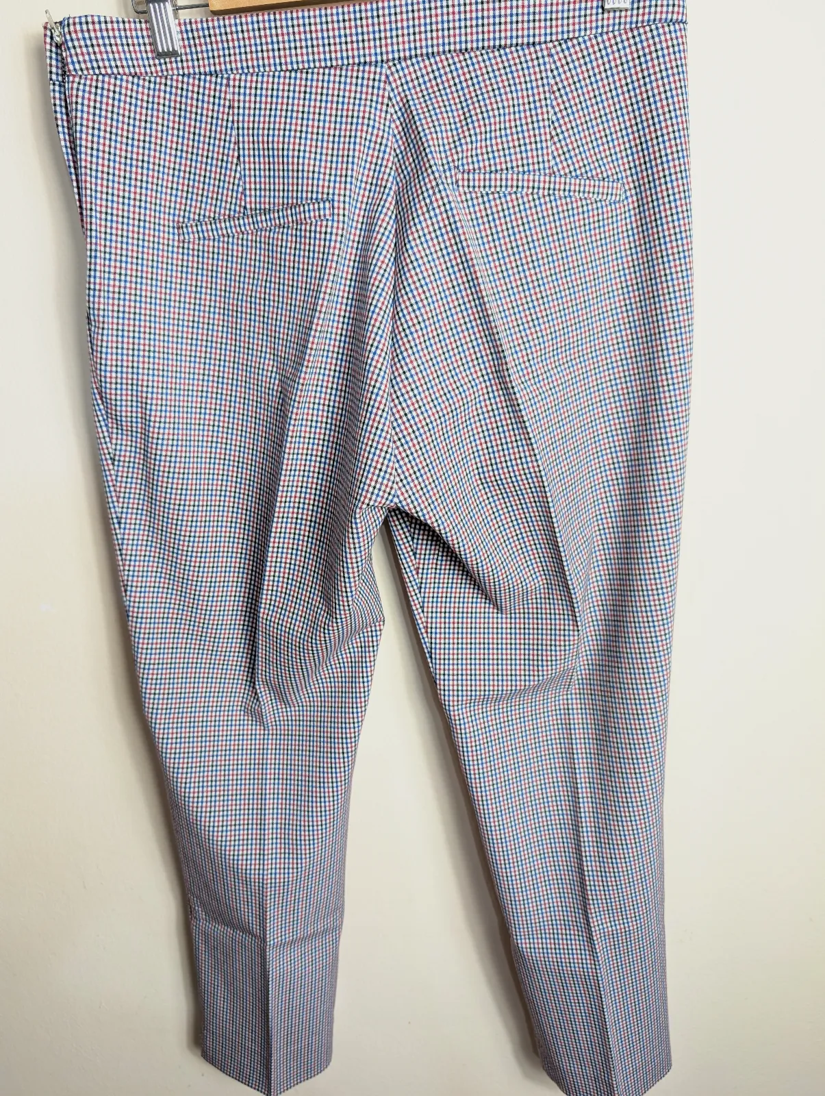 Pantalón tobillero a cuadros Stradivarius – Stradivarius – taille XL 2