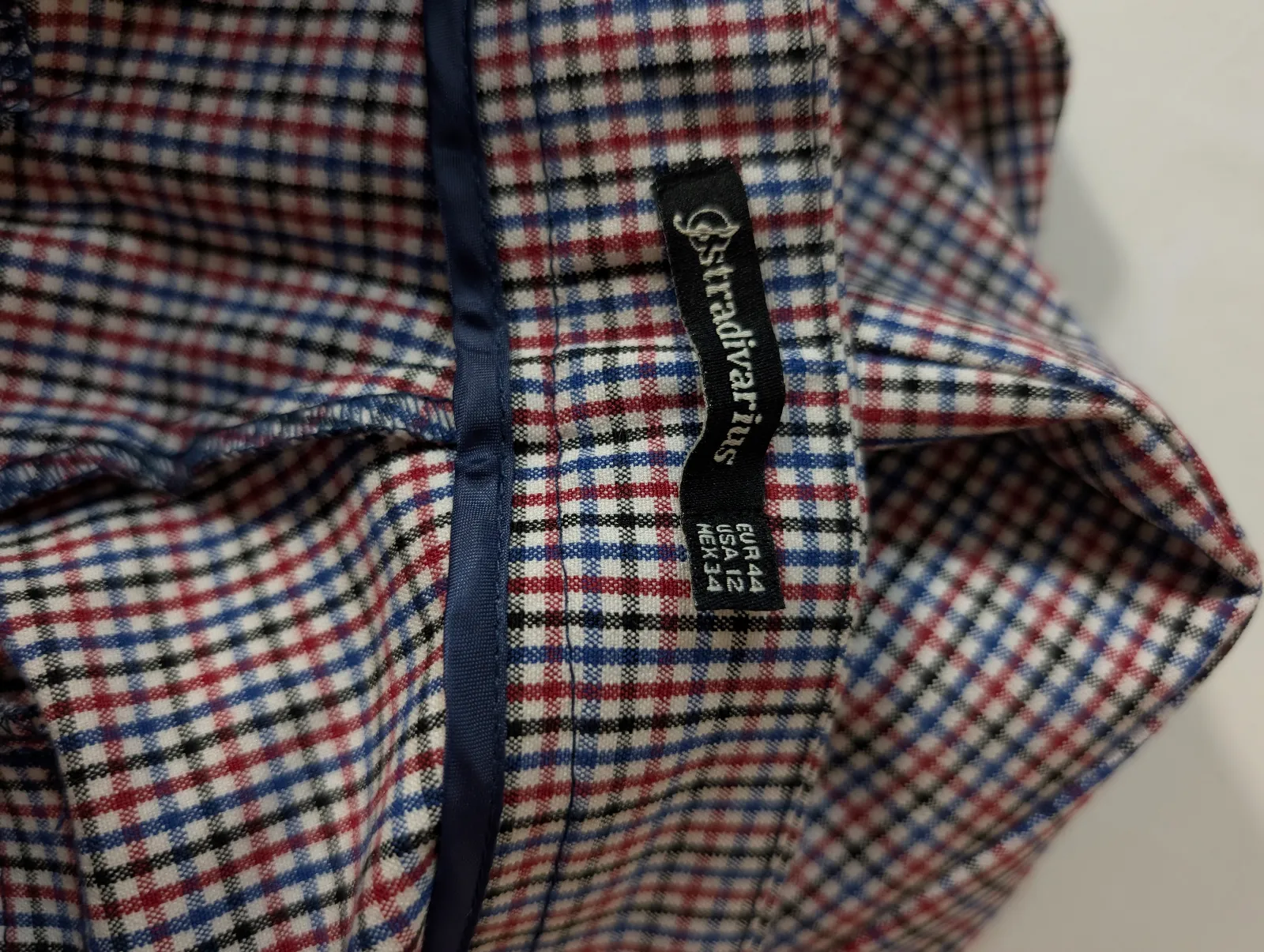 Pantalón tobillero a cuadros Stradivarius – Stradivarius – taille XL 4