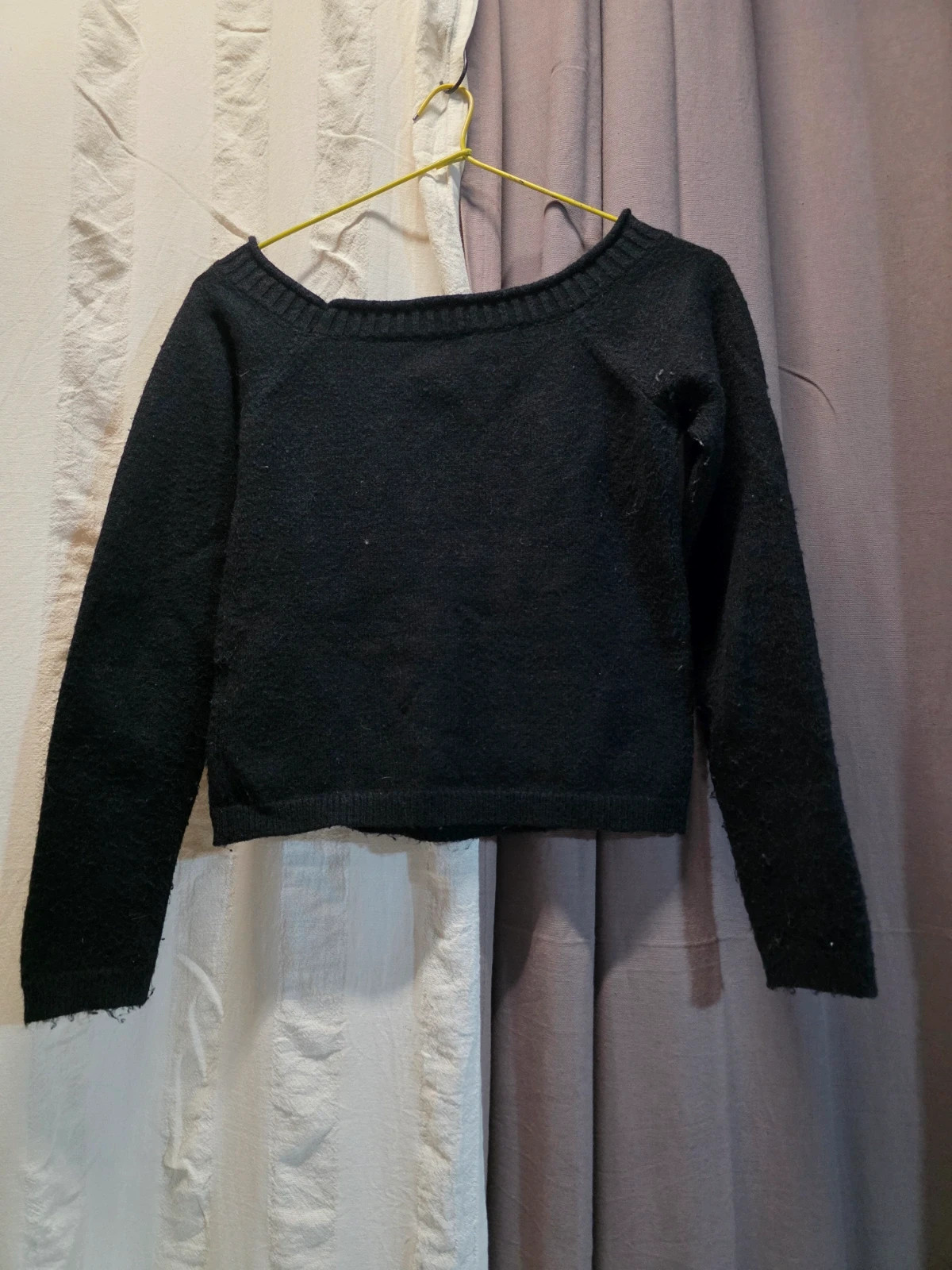 Pull noir Pimkie – Col bateau – Manches longues👩 – Pimkie – taille M / 38 / 10 3