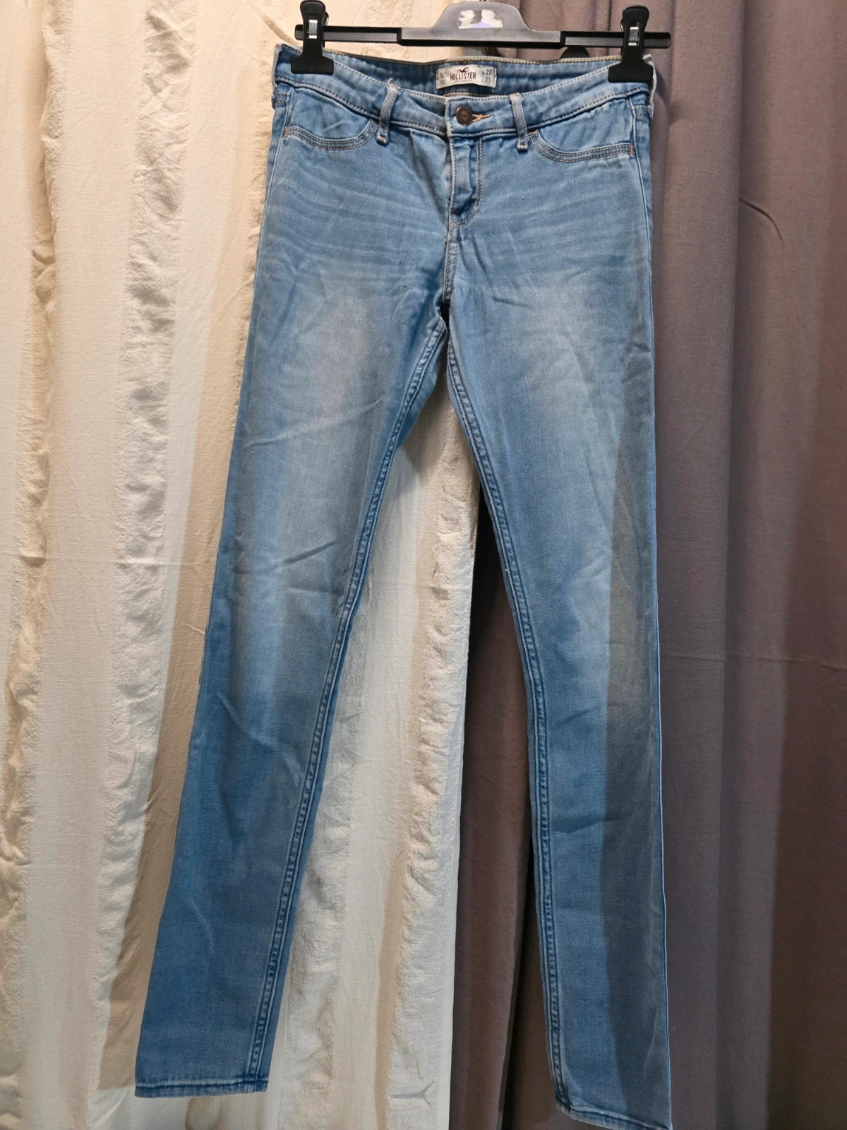 Jean femme Hollister – W27 L37 – Bleu clair – Hollister – taille S / 36 / 8 2