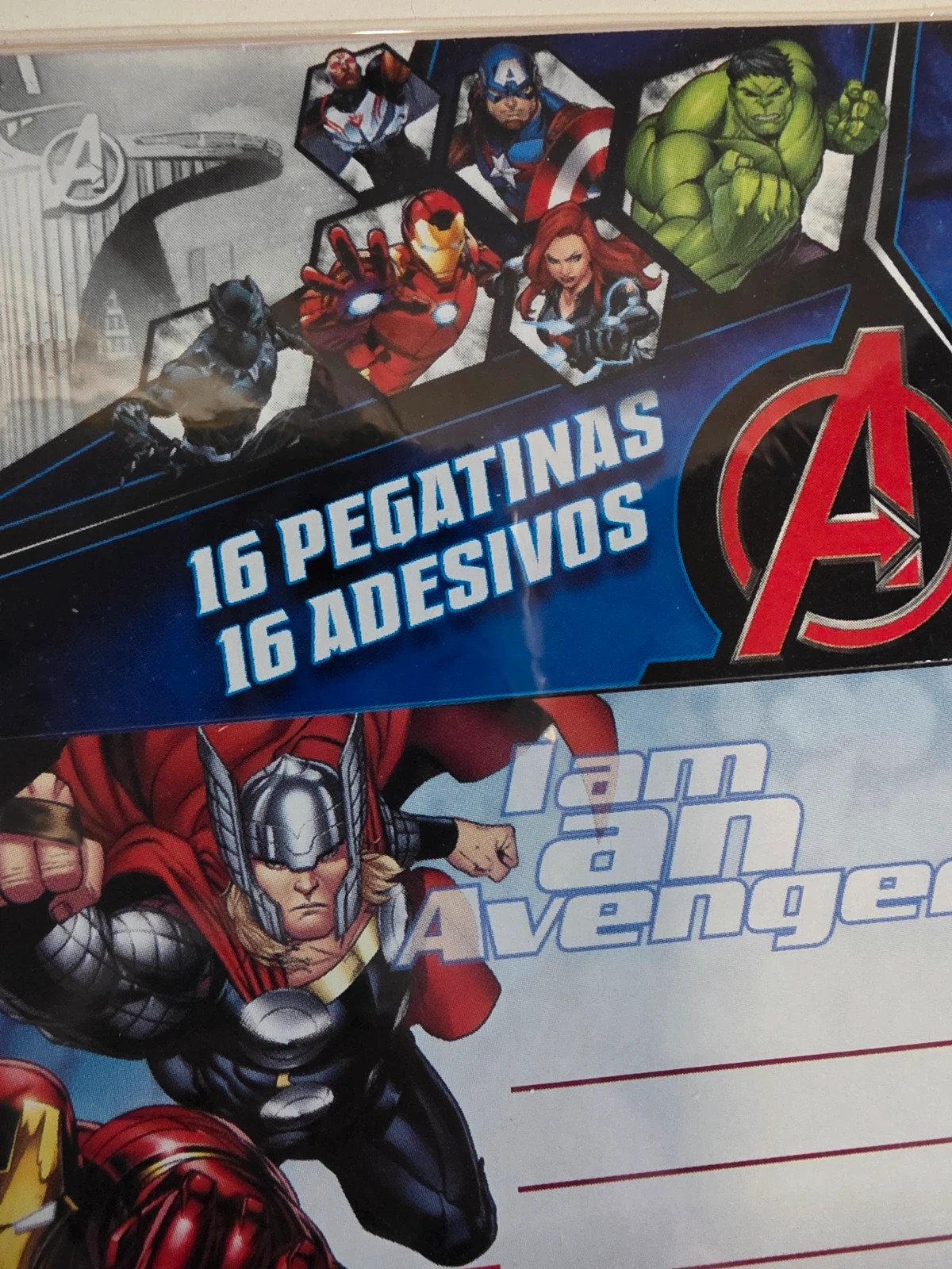 Lot de 21 paquets d'étiquettes adhésives Marvel Avengers📦 – Marvel 3