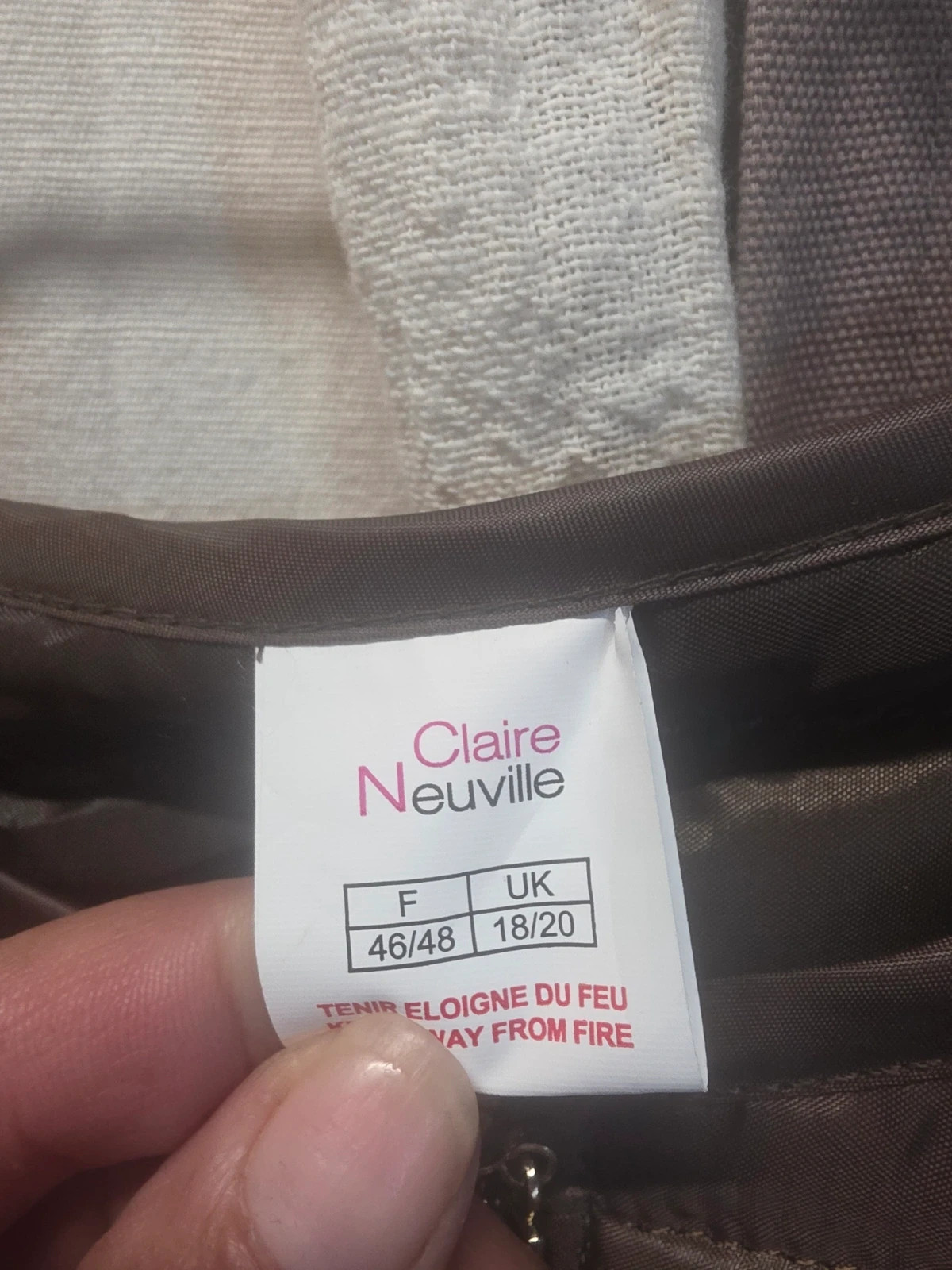 Veste matelassée légère Claire Neuville – Taille 46/48📦 – Claire Neuville – taille XXXL / 46 / 18 5