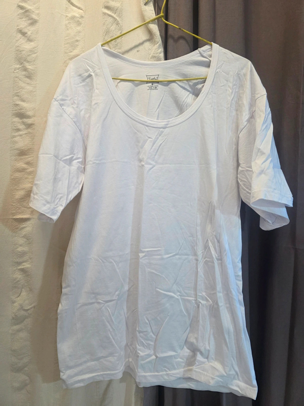 Tee-shirt femme blanc – tuktu – taille XXL / 44 / 16 2