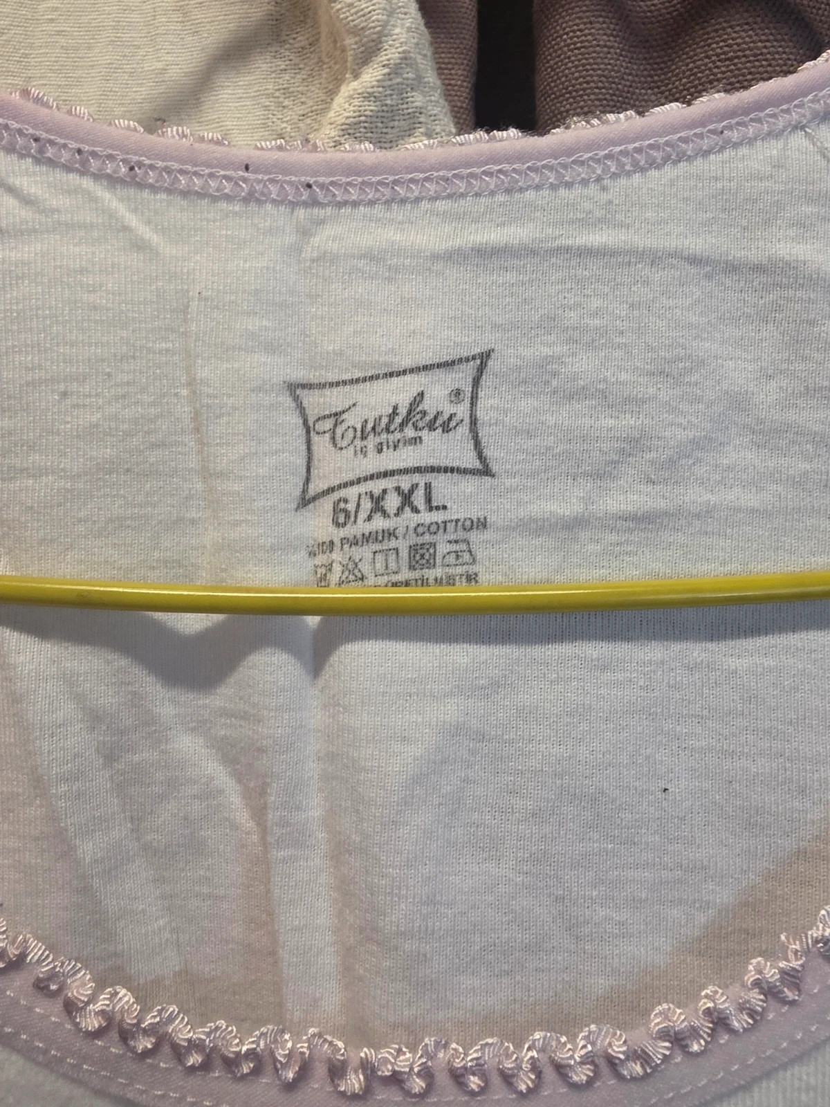 Tee-shirt femme blanc – tutku – taille XXL / 44 / 16 3