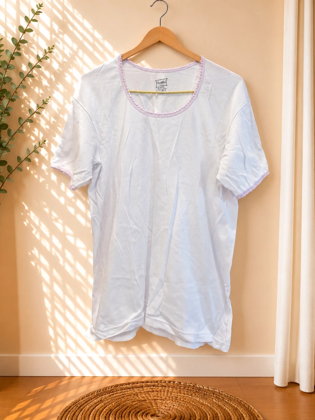 Tee-shirt femme blanc – tutku – taille XXL / 44 / 16