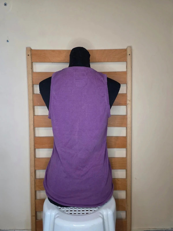 Débardeur violet imprimé – T M – OWK – taille M / 38 / 10 5