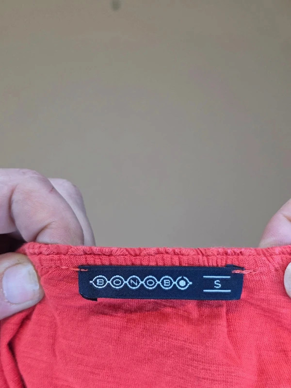 Top rouge épaules dénudées – Bonobo – taille S / 36 / 8 3