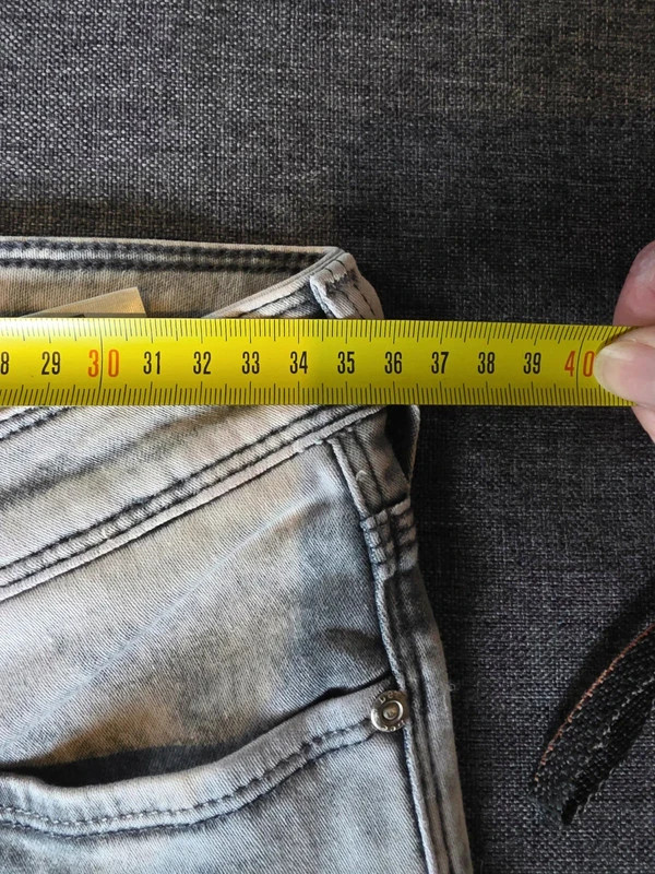Jean LEE gris délavé / marbré – T36 – Lee – taille S / 36 / 8 4