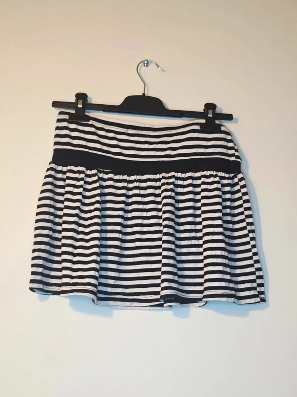 Jupe rayée noir & blanc Mim – Taille 36 – Mim – taille S / 36 / 8 4