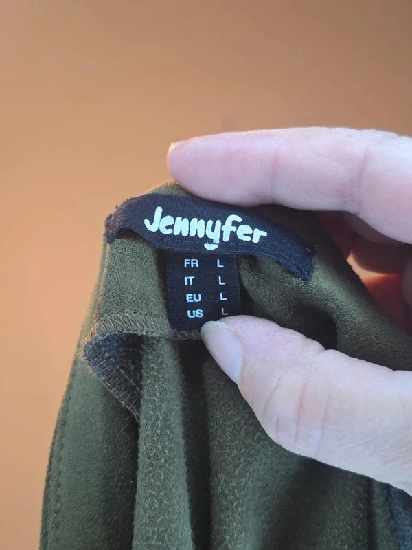 Mini-jupe kaki – T L – Jennyfer – taille L / 40 / 12 3