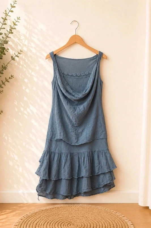 Robe femme à volants🌞 – taille M / 38 / 10