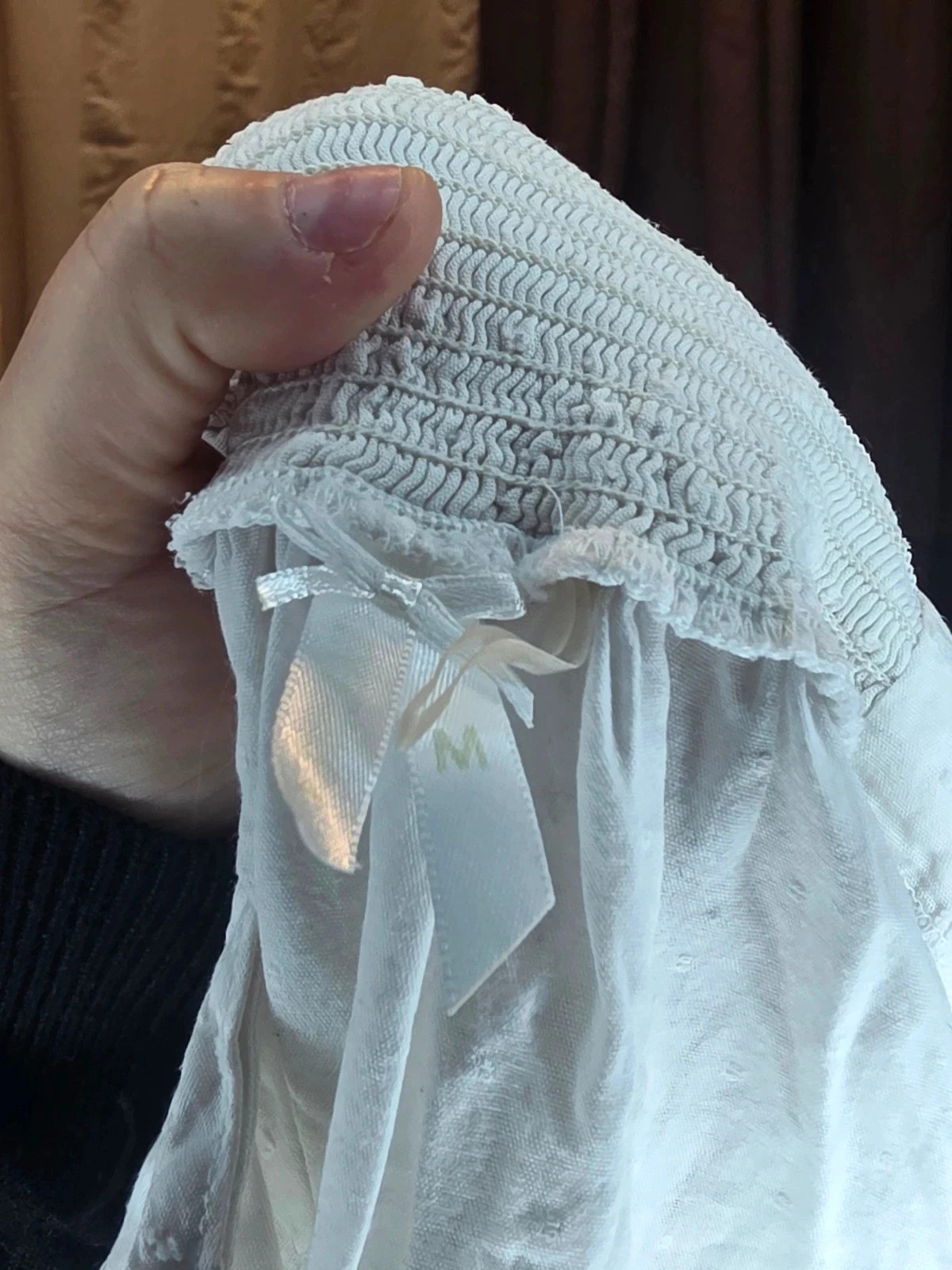 débardeur long blanc à bretelles fines🌸 – taille M / 38 / 10 3