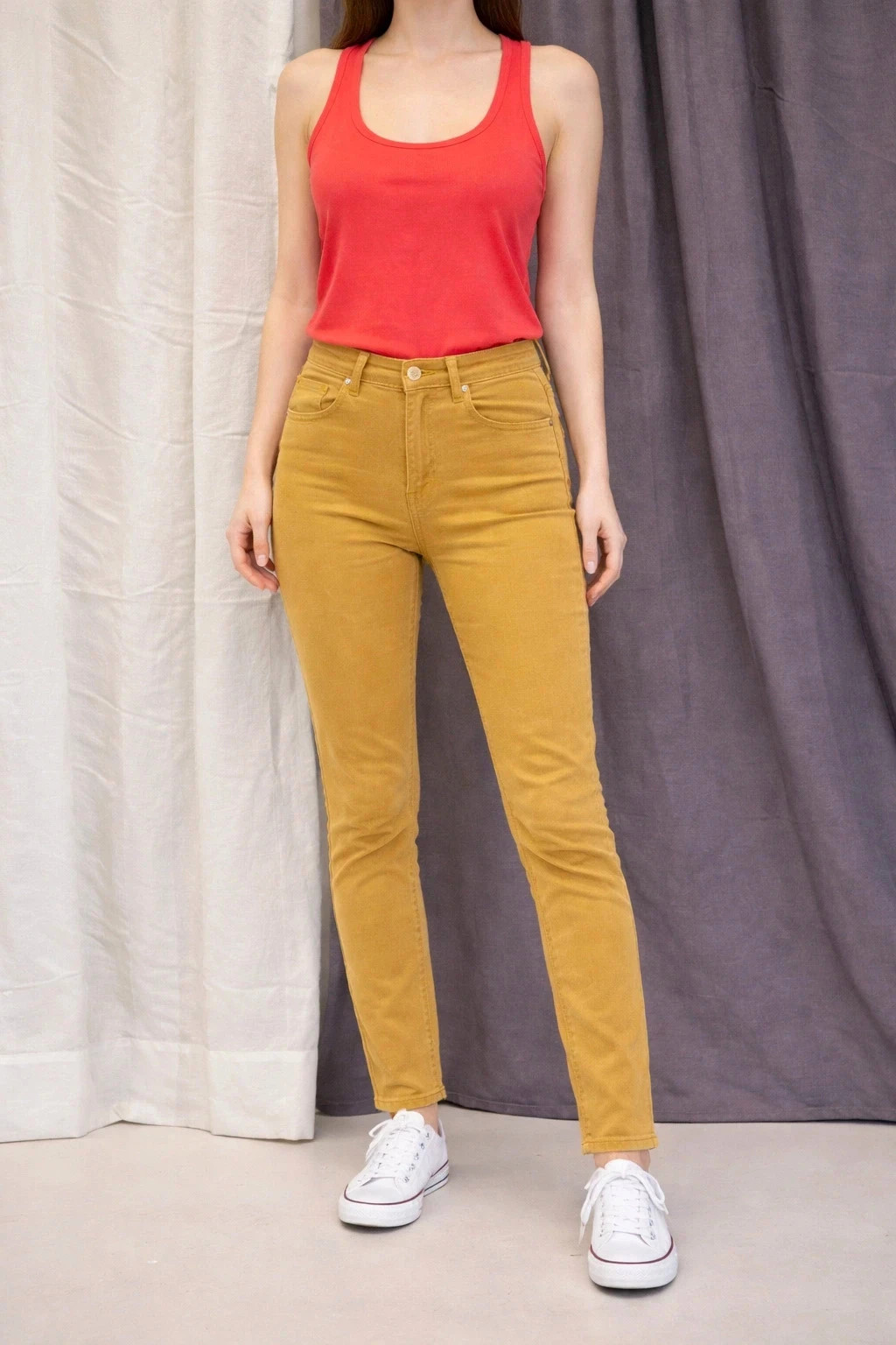 Pantalon jaune moutarde Coved🌸 – COVED – taille S / 36 / 8 2