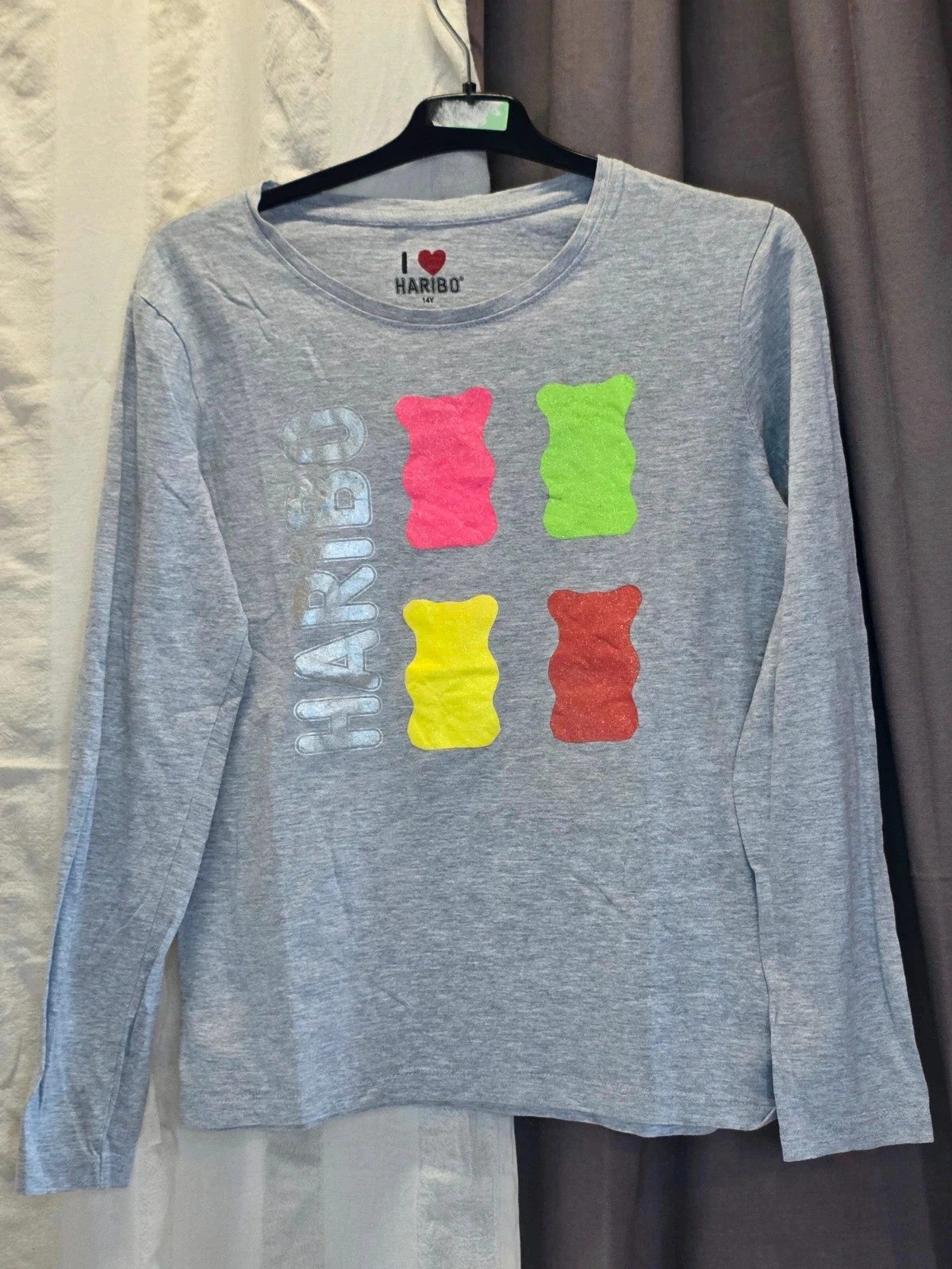 Tee-shirt manches longues HARIBO enfant / ado 🌸 – i love haribo – taille 18-24 mois / 86 cm 2