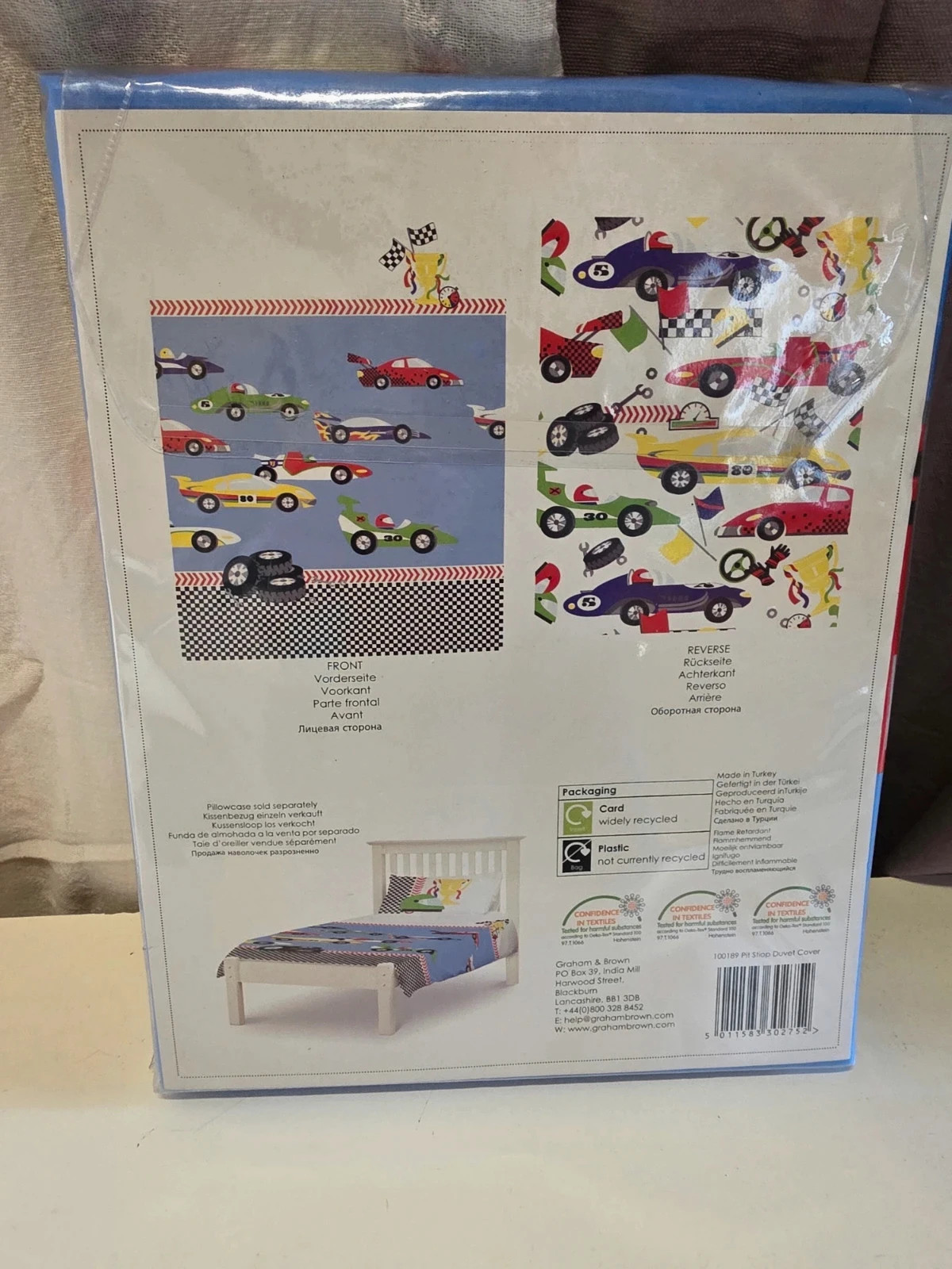 Housse de couette enfant graham & brown – Pit Stop📦 – Graham & brown – taille Simple (135-150 cm x 200-220 cm) 3