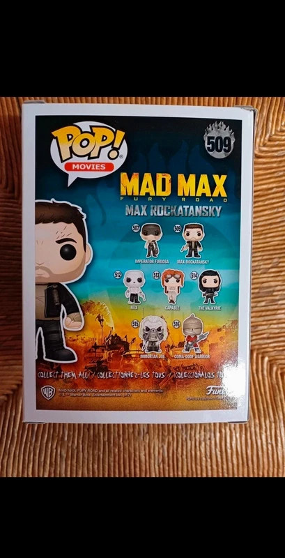Funko Pop Mad Max Fury Road – Max Rockatansky #509 – Mad Max – taille Taille unique 2