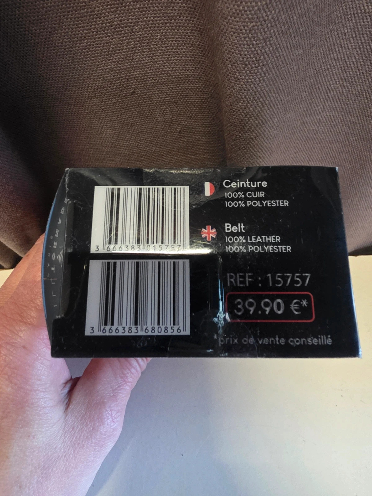 Ceinture tressée billtornade Paris📦 – Bill Tornade – taille Ajustable 3
