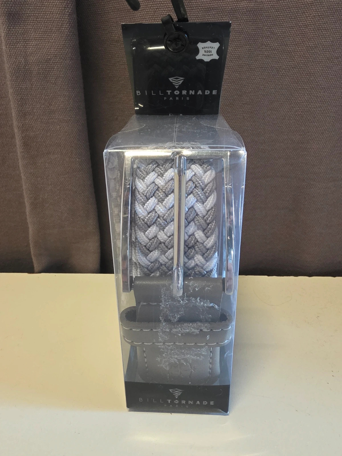 Ceinture tressée billtornade Paris📦 – Bill Tornade – taille Ajustable 2
