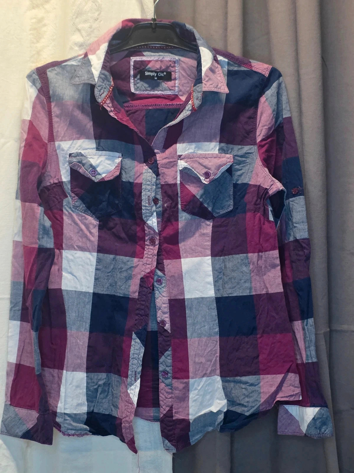 Chemise à carreaux Simply Chic – Taille M🌸 – Simply Chic – taille M / 38 / 10 3