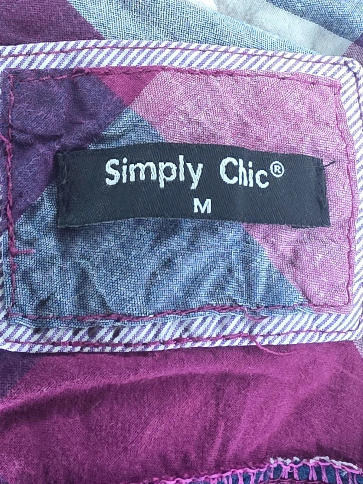 Chemise à carreaux Simply Chic – Taille M🌸 – Simply Chic – taille M / 38 / 10 4