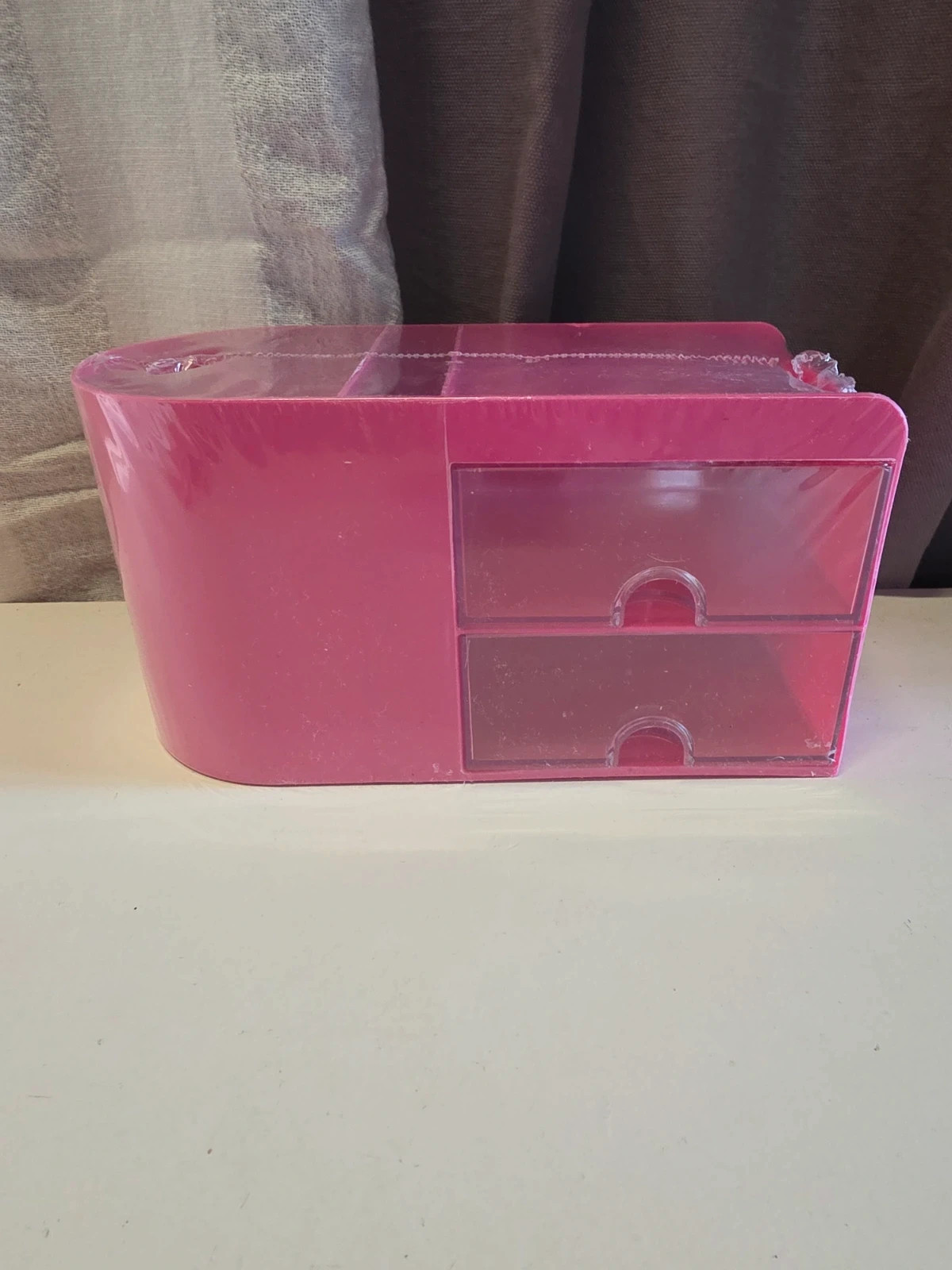 Organiseur de bureau rose avec tiroirs📦 – desk organiseur 2