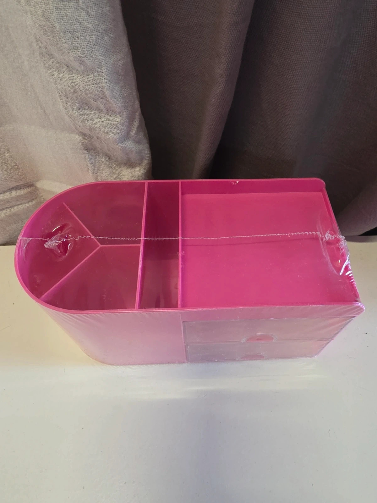 Organiseur de bureau rose avec tiroirs📦 – desk organiseur 3