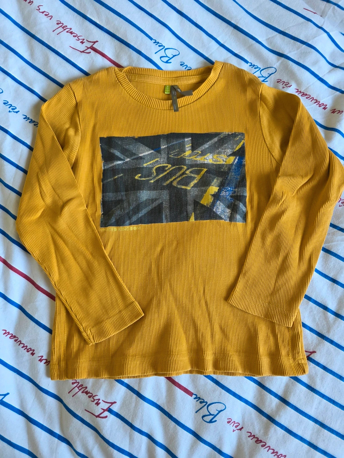 T-shirt jaune à manches longues – Orchestra – taille 5 ans / 110 cm 2