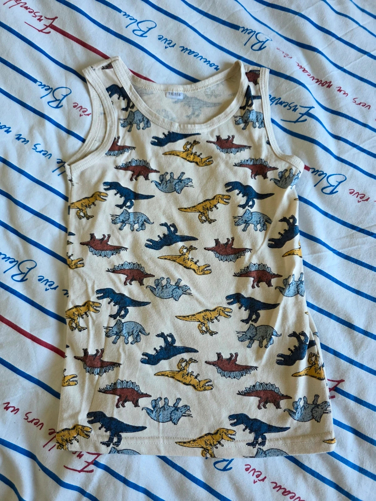 Débardeurs dinosaures (lot de 2) – Zeeman – taille 5 ans / 110 cm 2